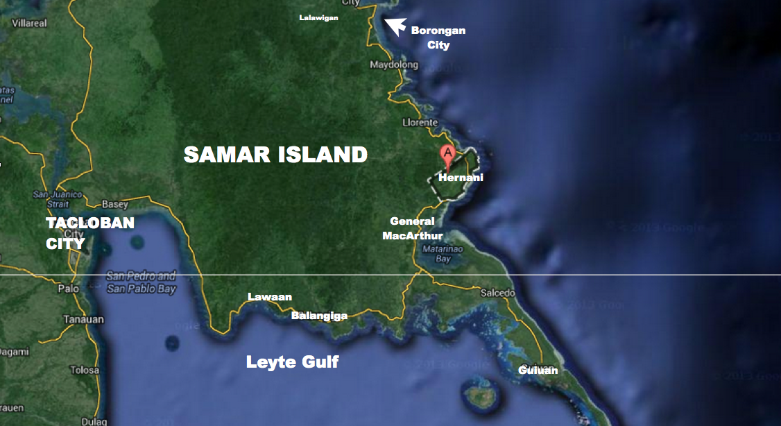 Super Typhoon Haiyan (Yolanda) : First Substantive Report on Eastern Samar