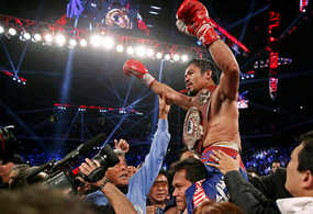 Manny Pacquiao’s Dominating Victory over Brandon Rios Brings Joy to Typhoon Victims in the Phillippines