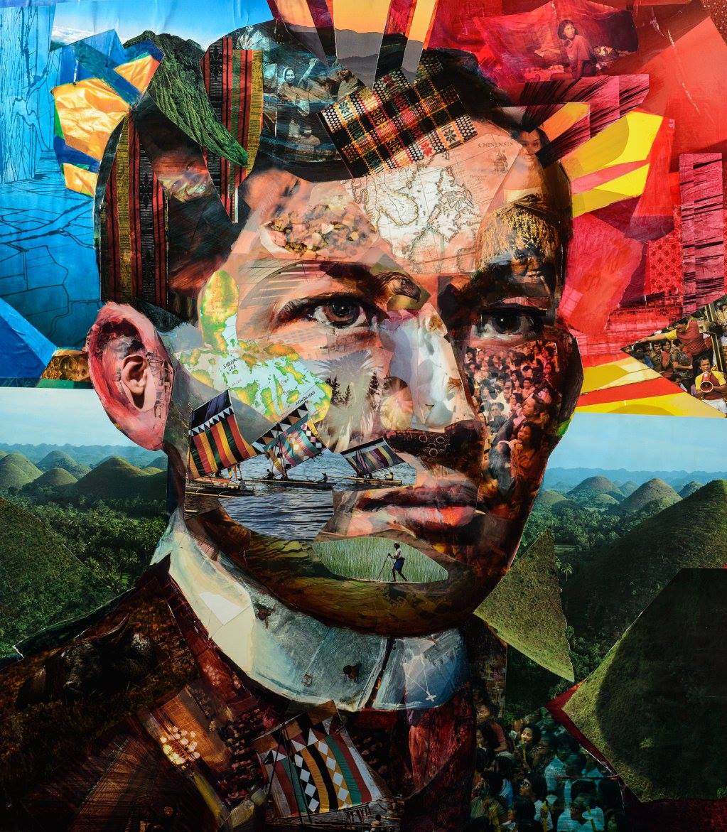 Great Rizal Collage Art by Jeff Huntington